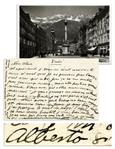 Rare Alberto Giacometti Autograph Letter Signed -- ...Im almost homesick!...